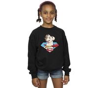 DC Comics Girl's DC League Of Super-Pets Krypto Icon Sweatshirt in Black | Size: 12-13 Years DC Comics Black 12-13 Years