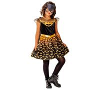 (3-4 Years, Black) DC Comics Girls Deluxe Batgirl Costume Dress
