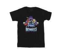 DC Comics Girl's Group Cotton T-Shirt in Black | Size: 12-13 Years DC Comics Black 12-13 Years