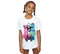 DC Comics Girls Harley Quinn Rebel Heart T-Shirt White 9-11 Years