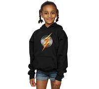 DC Comics Girls Justice League Movie Flash Emblem Hoodie 9-11 Years Black
