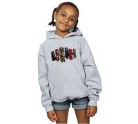 DC Comics Girl's Justice League Movie Team Hexagons Hoodie in Grey | Size: 9 Years DC Comics Grey 9 Years
