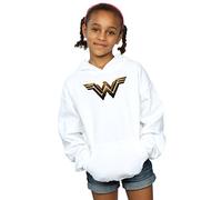 DC Comics Girls Justice League Movie Wonder Woman Emblem Hoodie 9-11 Years White