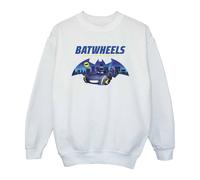 DC Comics Girl's Protect Gotham City Sweatshirt in White | Size: 7-8 Years DC Comics White 7-8 Years