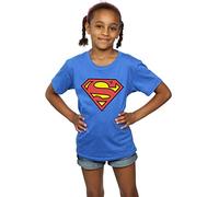 DC Comics Girls Superman Logo T-Shirt 9-11 Years Royal Blue