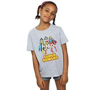 DC Comics Girls Wonder Woman Super Power Group T-Shirt 5-6 Years Sport Grey