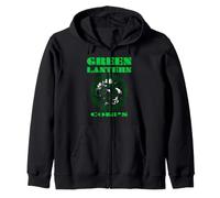 DC Comics Green Lantern Corps 70s Pop Art Graffiti Drip Ring Zip Hoodie