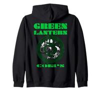 DC Comics Green Lantern Corps 70s Pop Art Graffiti Ring Drip Zip Hoodie
