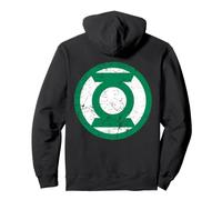 DC Comics Green Lantern Corps Cracked Ring Weathered Pullover Hoodie