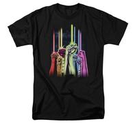 DC Comics - Green Lantern - Rainbow Corps - Adult Unisex T-Shirt - Black