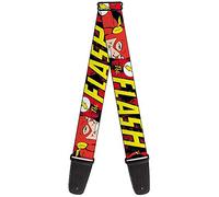 DC Comics Guitar Strap, The Flash In Action, 2 Inches Wide