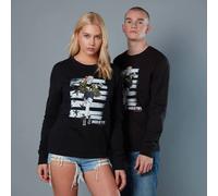 Dc Comics Harley Quinn Block Pannel Unisex Birds Of Prey Sweatshirt - Black Black