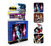 DC Comics Harley Quinn Coaster Pack, Wood, Various