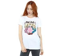 Dc Comics Harley Quinn Mad Love Cotton Boyfriend T-Shirt In White White