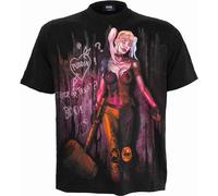 DC Comics - Harley Quinn - Trick Or Treat - Front Print T-Shirt Black - XL