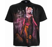 DC Comics - Harley Quinn - Trick Or Treat - Front Print T-Shirt Black - XXL