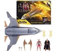 DC Comics, Hawk Cruiser Patrol, Includes Black Adam and Hawkman Action Figures, Over 40cm Wide, First Edition, Super Hero Kids’ Toys For Boys and Girls Aged 4 and Up