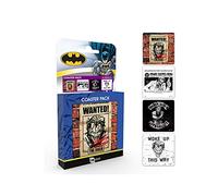 DC Comics Joker Coaster Pack, Wood, Various