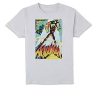 DC Comics Justice League Aquaman Cover Men's T-Shirt - White | Size: Large DC Comics White L