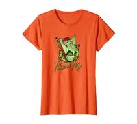 DC Comics Justice League Bombshell Poison Ivy Badge T-Shirt, Women, Orange, Small