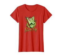DC Comics Justice League Bombshell Poison Ivy Badge T-Shirt, Women, Red, Small