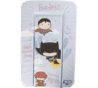 DC Comics Justice League Changing Plan, Changing Mat, Soft Changing Mat for Boys and Girls with Superman, Batman and Flash Graphics, 73 x 48.5 x 3 cm