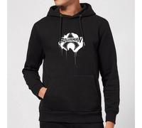 DC Comics Justice League Graffiti Aquaman Hoodie - Black | Size: Small DC Comics Black S