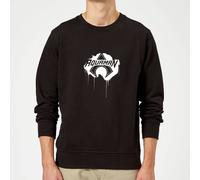 Justice League Graffiti Aquaman Sweatshirt - Black - M