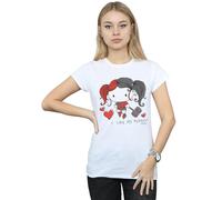 Dc Comics Justice League I Love My Puddin´ Cotton T-Shirt In White White XL