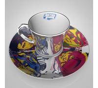 DC COMICS: JUSTICE LEAGUE MIRROR MUG AND PLATE - Mug