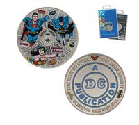FaNaTtik DC Comics Legends Limited Edition Collector's Coin featuring Superman, Batman, and Wonder Woman
