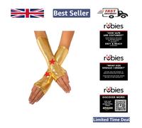 DC Comics Licensed Wonder Woman Gauntlets - Stylish Fingerless Gloves for Adults