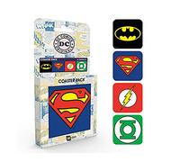 DC Comics Logos Coaster Pack, Wood, Various