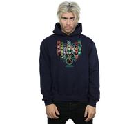 DC Comics Men's Aquaman Unite The Kingdoms Hoodie in Navy | Size: Small DC Comics Navy S