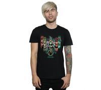 DC Comics Men's Aquaman Unite The Kingdoms T-Shirt in Black | Size: Small DC Comics Black S