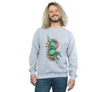 DC Comics Men's Aquaman Xebel Crest Sweatshirt in Grey | Size: 3XL DC Comics Grey 3XL