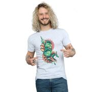DC Comics Men's Aquaman Xebel Crest T-Shirt in Grey | Size: Large DC Comics Grey L