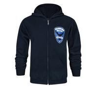 DC Comics Mens Arrow Starling City Metro Police Full Zip Hoodie NS8400