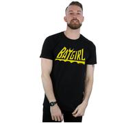 DC Comics Men's Batgirl Logo T-Shirt in Black | Size: Large DC Comics Black L