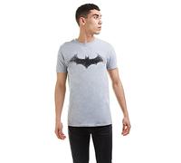 DC Comics Men's Batman Bat Logo T-Shirt, Heather Grey, X-Large