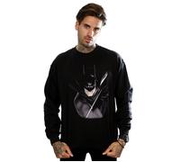 DC Comics Men's Batman By Alex Ross Sweatshirt in Black | Size: 3XL DC Comics Black 3XL