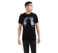 DC Comics Men's Batman Dark Regular Fit Crew Neck Short Sleeve T - Shirt, Black (Black Blk), Small (Manufacturer Size:Small)