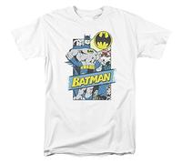 DC Comics Men's Batman Dynamic Duo Graphic T-Shirt - Purple - Large