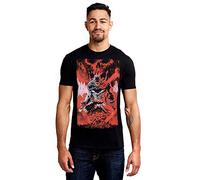 DC Comics Men's Batman Grave T Shirt, Black, L UK