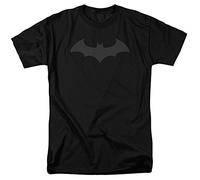 DC Comics Men's Batman Hush Logo T-Shirt, Black, X-Large