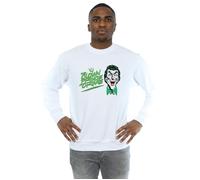DC Comics Men's Batman Joker The Clown Prince Of Crime Sweatshirt in White | Size: Medium DC Comics White M