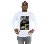DC Comics Men's Batman Night Gotham City Sweatshirt in White | Size: XL DC Comics White XL
