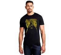 DC Comics Men's Batman Nightfall T Shirt, Black, M UK