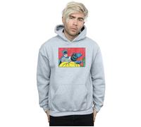 DC Comics Men's Batman Robin Slap Hoodie in Grey | Size: 3XL DC Comics Grey 3XL