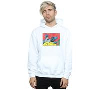 DC Comics Men's Batman Robin Slap Hoodie in White | Size: 2XL DC Comics White 2XL
